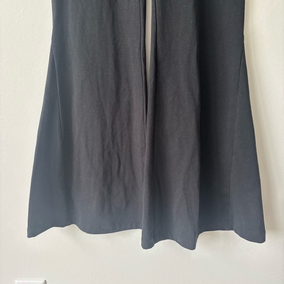 Aerie Black OG Fold Over Super Flare Hi-Rise Leggings Athleisure Activewear - Picture 3 of 9